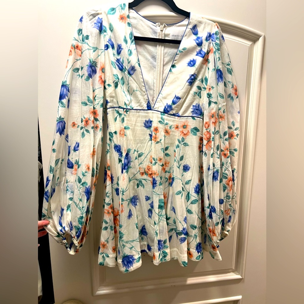 Alice McCall short long sleeve dress will fit size 0-2